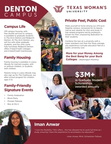 Denton Campus Graduate | Fall Campaign 2026-2027